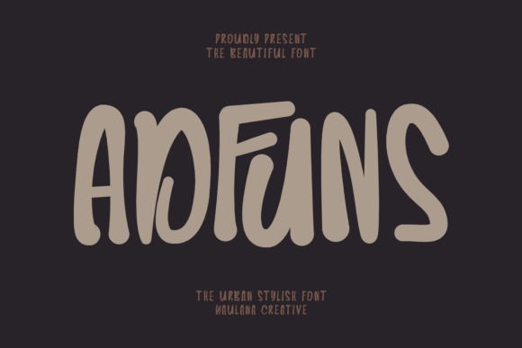 Adfuns: A Modern Font for City-Inspired Creative Projects