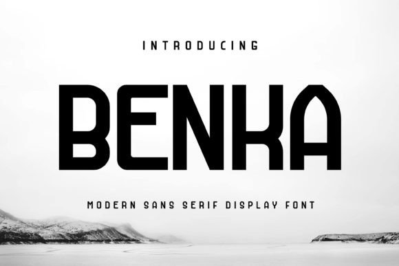 Benka Modern Sans Display Font for Creative Projects