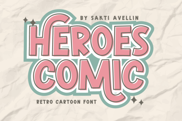 Bring Joy to Your Creations with Heroes Comic Typeface
