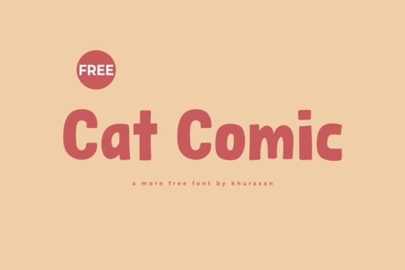 Cat Comic: A Playful Display Font for Modern Campaigns