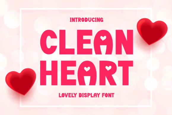 Clean Heart Font for Branding and Design Projects