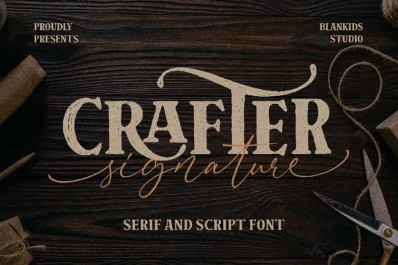 Crafter Signature Font for Editorial Design and Branding