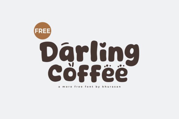 Darling Coffee: A Modern Display Font for Digital Creativity