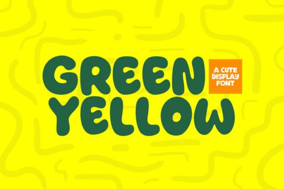 Green Yellow: A Modern Font for Branding and Design