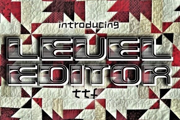 Level Editor: A 3D Typeface for Bold Editorial Design