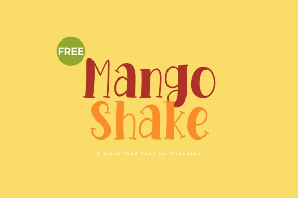 Mango Shake Font for Modern Editorial Design
