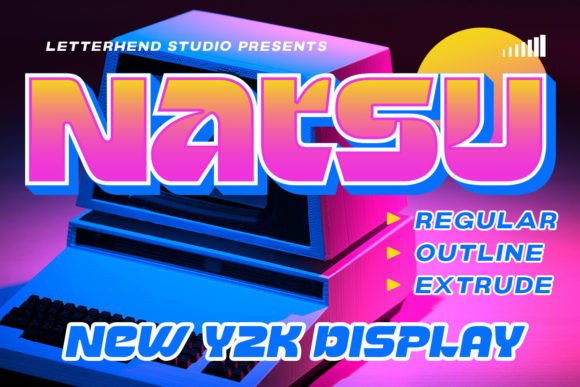 Natsu Font for Bold Editorial Designs