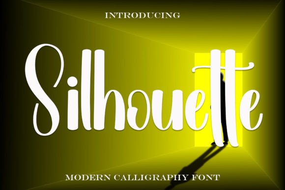 Silhouette: A Festive Display Font for Holiday Campaigns