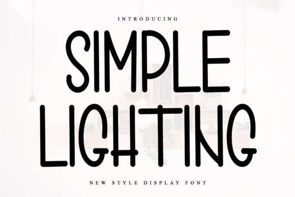 Simple Lighting: A Festive Typeface for Editorial Design